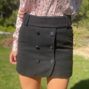 English Sutherland Black Skirt